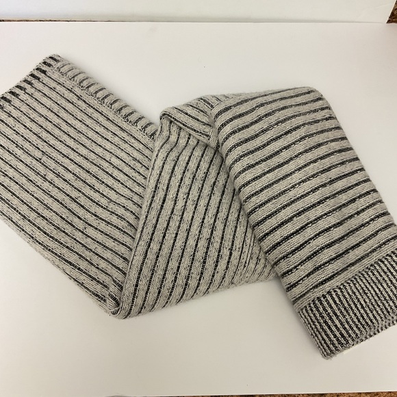 NORDSTROM HARBISON WOOL AND CASHMERE MAXI SWEATER SKIRT BLACK/GRAY LARGE NWT - Picture 7 of 11